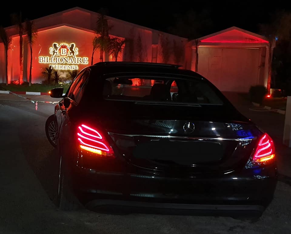 Intérieur cuir beige Mercedes Classe S - Location VIP Tunisie chauffeur privé